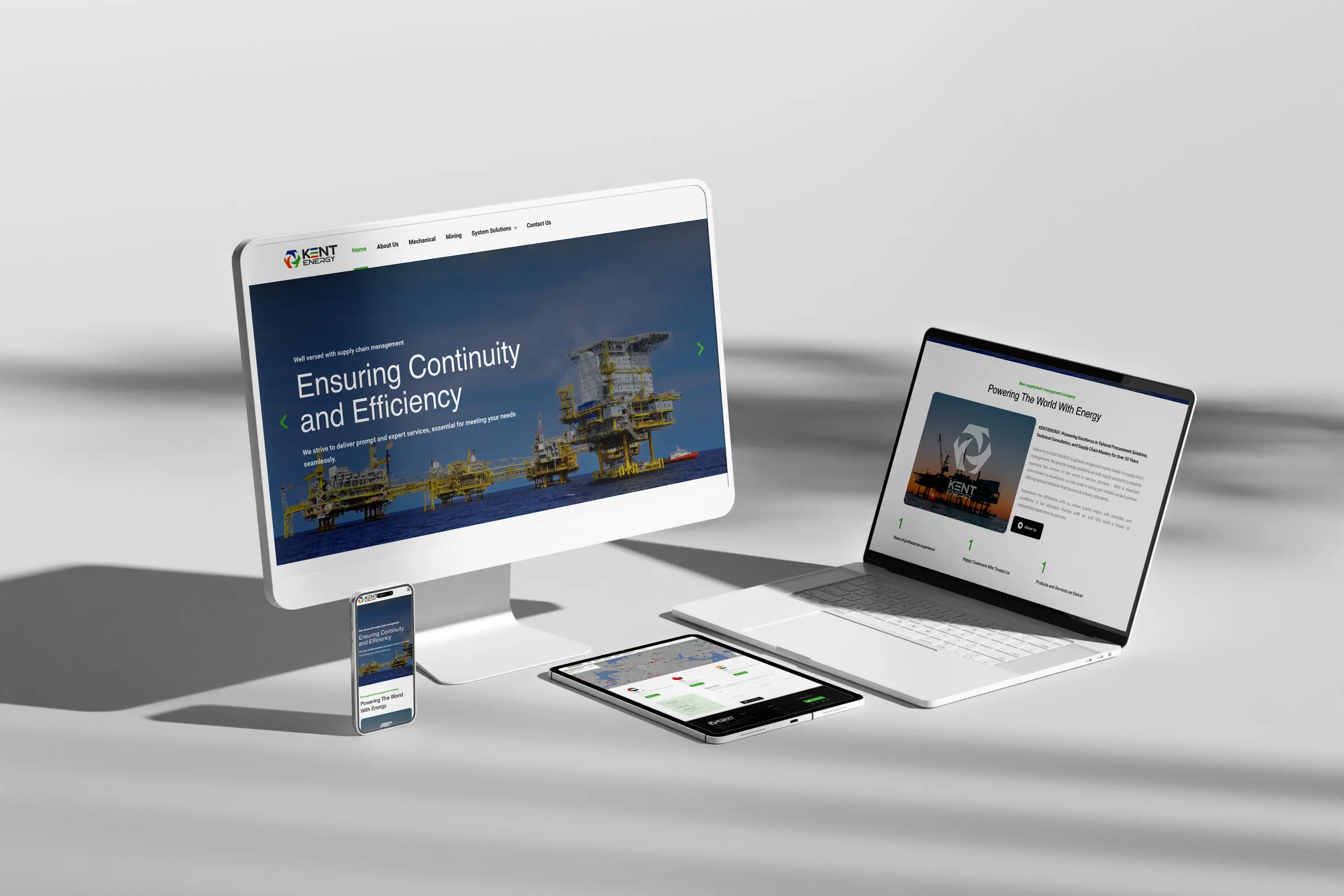 Kent Energy - Web Development Solutions Portfolio by Devkrutitech